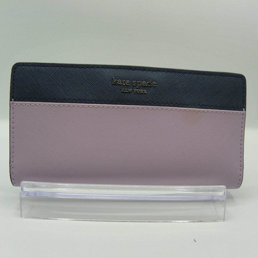 KATE SPADE WALLET LILAC/NAVY NWOTS